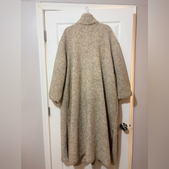 Coldwater Creek Cozy Cream Teddy Jacket - Picture 4 of 4